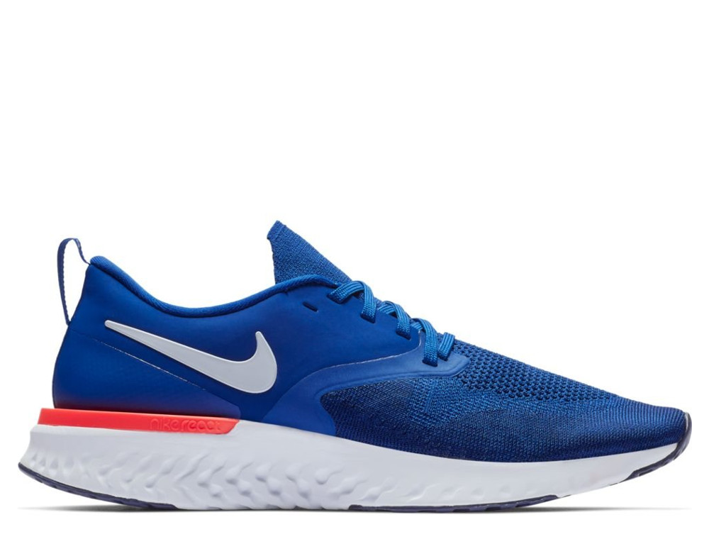 Nike Odyssey React Flyknit 2 M Biało-Niebieskie Mężczyzna 9.5