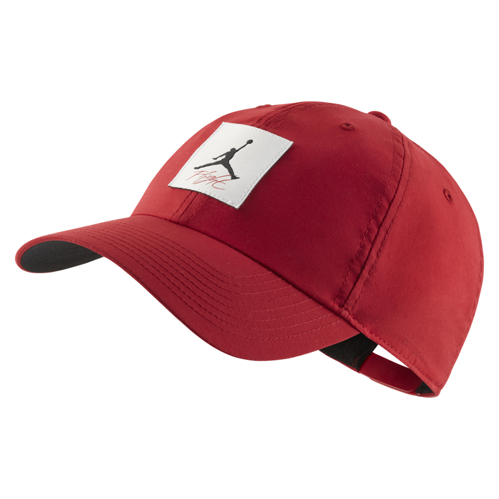 Jordan H86 Legacy Flight Snapback (AV8459-687) Mężczyzna Czerwony One Size