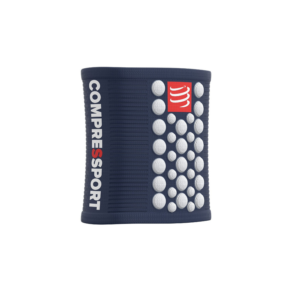 Opaski Na Nadgarstki Compressport Sweatband Niebieskie Unisex One Size