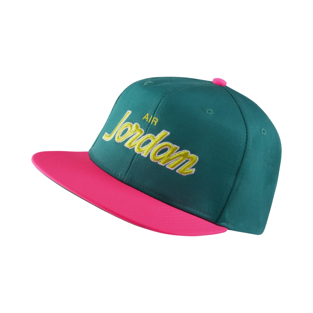 Jordan Pro Script Cap (AV8448-340) Mężczyzna Zielony One Size