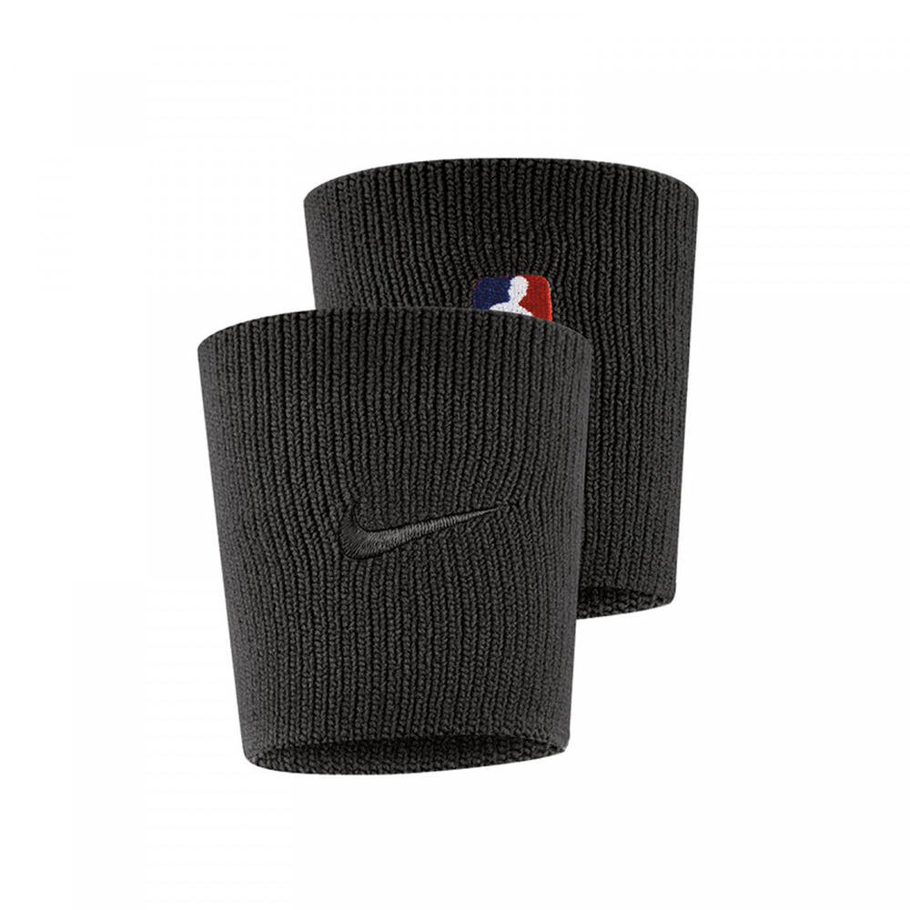 Nike OPASKA WRISTBANDS NBA BLACK/BLACK Unisex Czarny One Size
