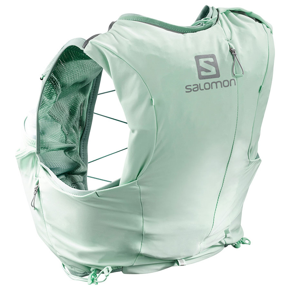 Plecak Salomon Adv Skin 8 Set W Zielono-Miętowy Kobieta Zielony 2XS