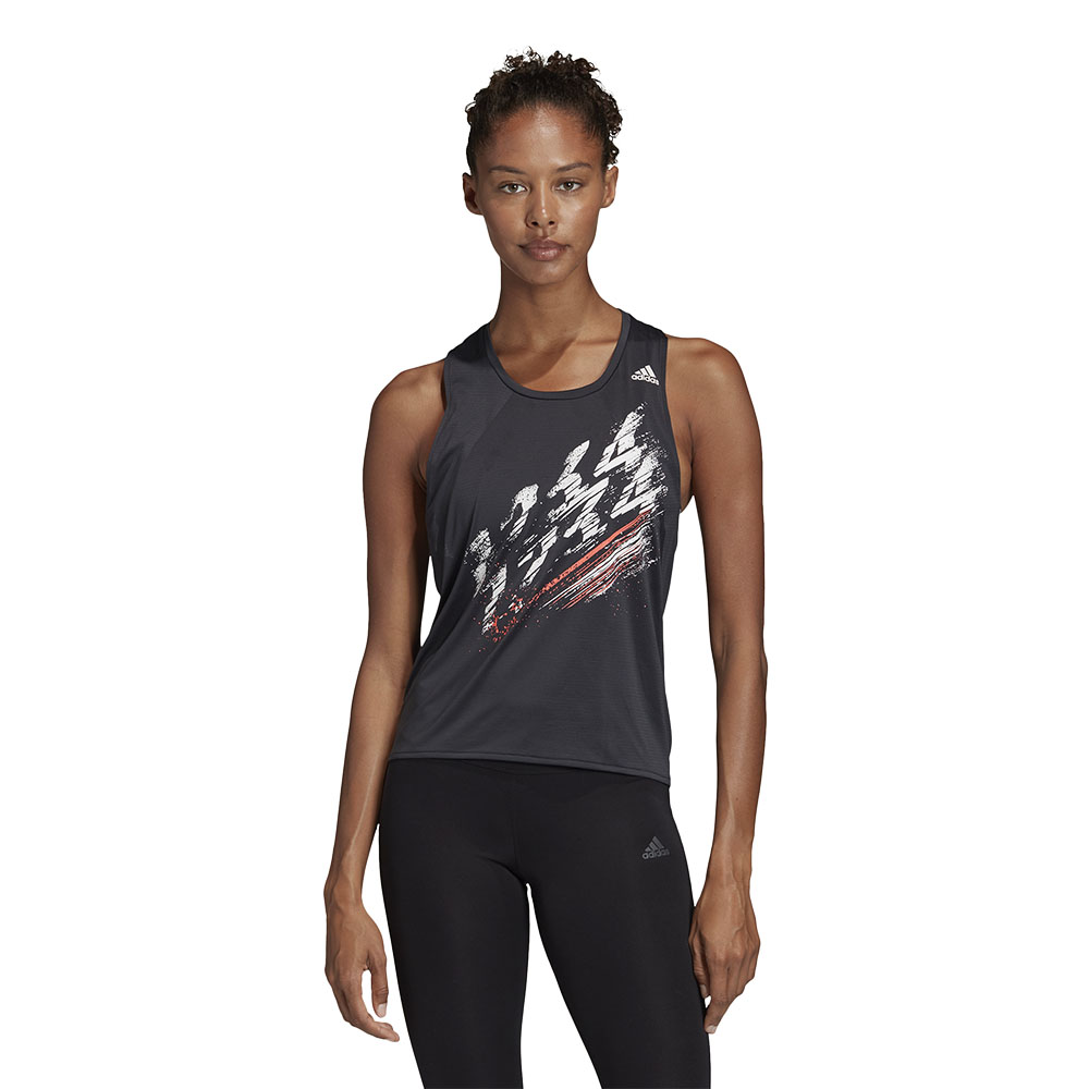 Koszulka adidas Speed Tank Top W Czarna Kobieta Czarny M