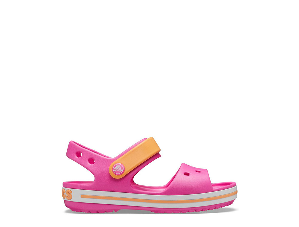 Sandały Crocs Crocband Sandal Kids (12856electric-pink) Młodzież Różowy C9