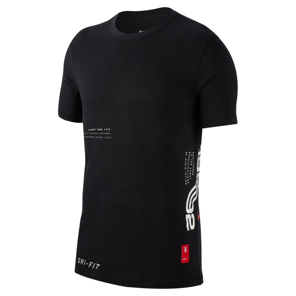 Nike KOSZULKA KI M NK DRY TEE SS Mężczyzna Czarny 2XL