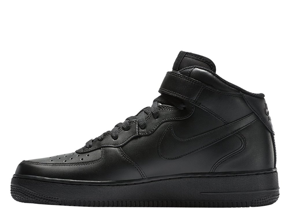 nike air force all black