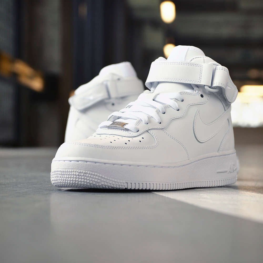 nike air force 1 mid 07 "all white" nike air force 1 mid 07 "all white"