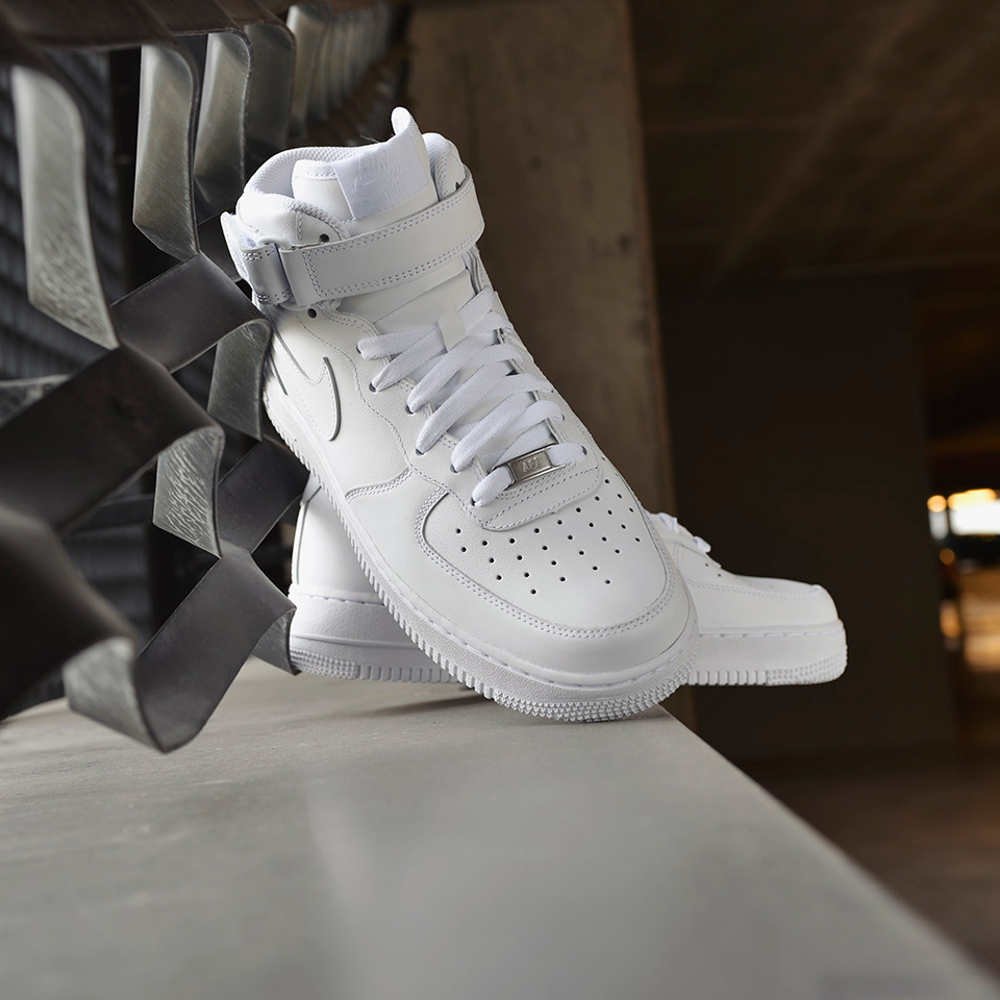 nike air force 1 mid 07 "all white" nike air force 1 mid 07 "all white"