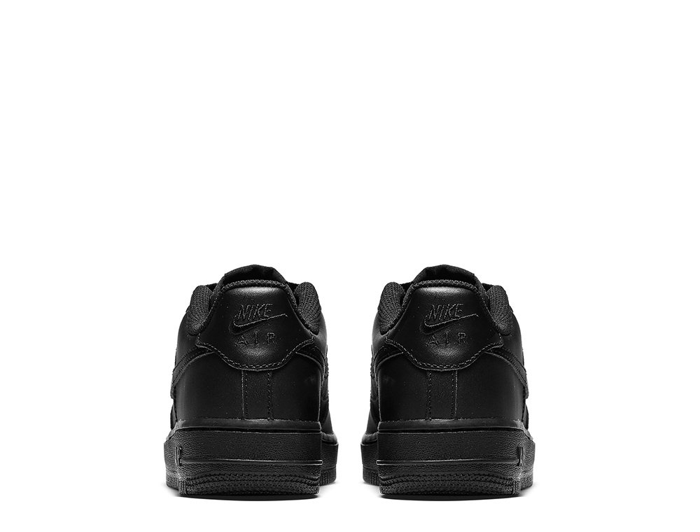 nike air force 1 low (gs) "all black" czarne nike air force 1 low (gs) "all black" czarne