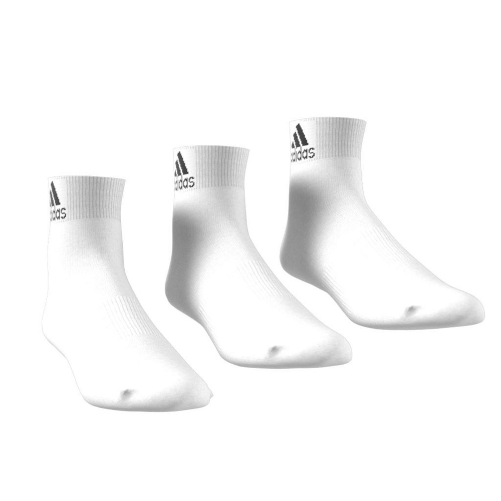 adidas performance thin ankle socks 3 pairs white adidas performance thin ankle socks 3 pairs white