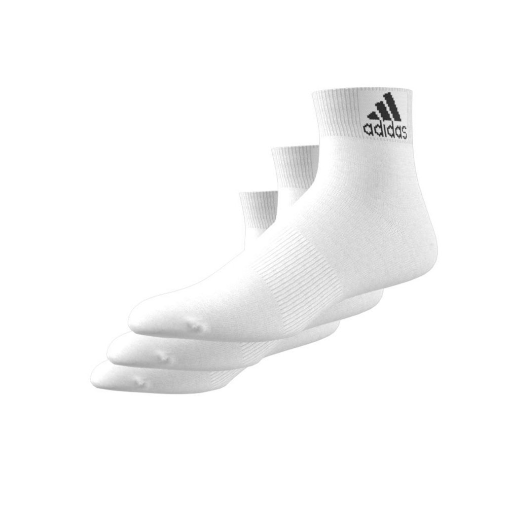 adidas performance thin ankle socks 3 pairs white adidas performance thin ankle socks 3 pairs white