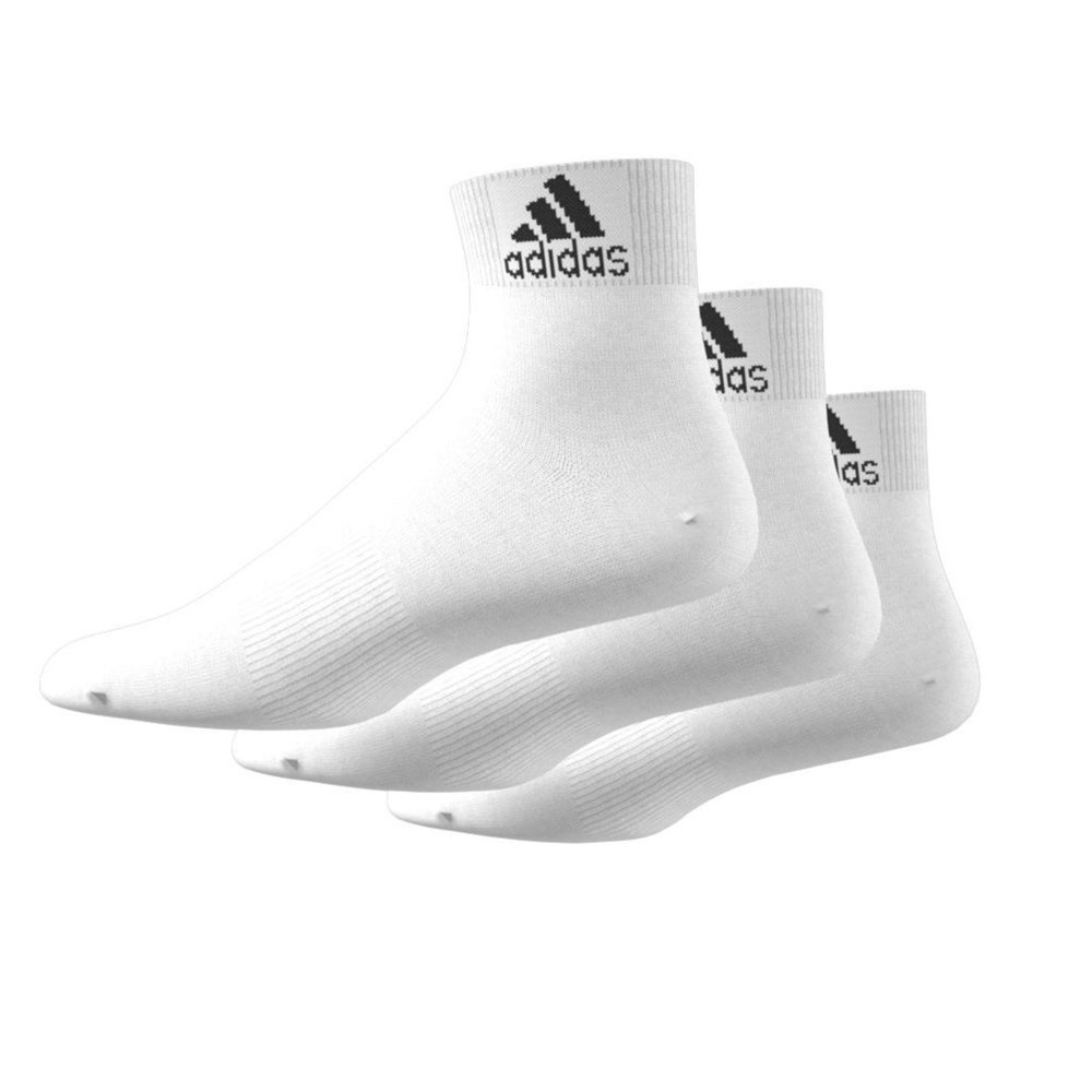 adidas performance thin ankle socks 3 pairs white adidas performance thin ankle socks 3 pairs white