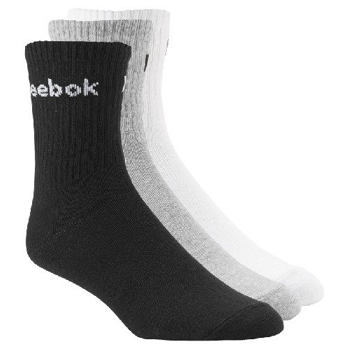 reebok crew sock - 3 pairs multi reebok crew sock - 3 pairs multi