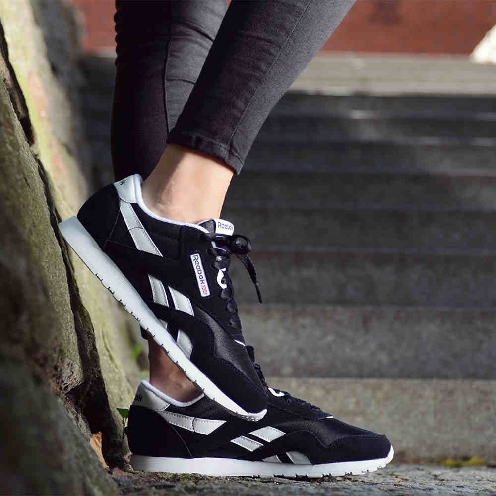 reebok classic nylon black reebok classic nylon black