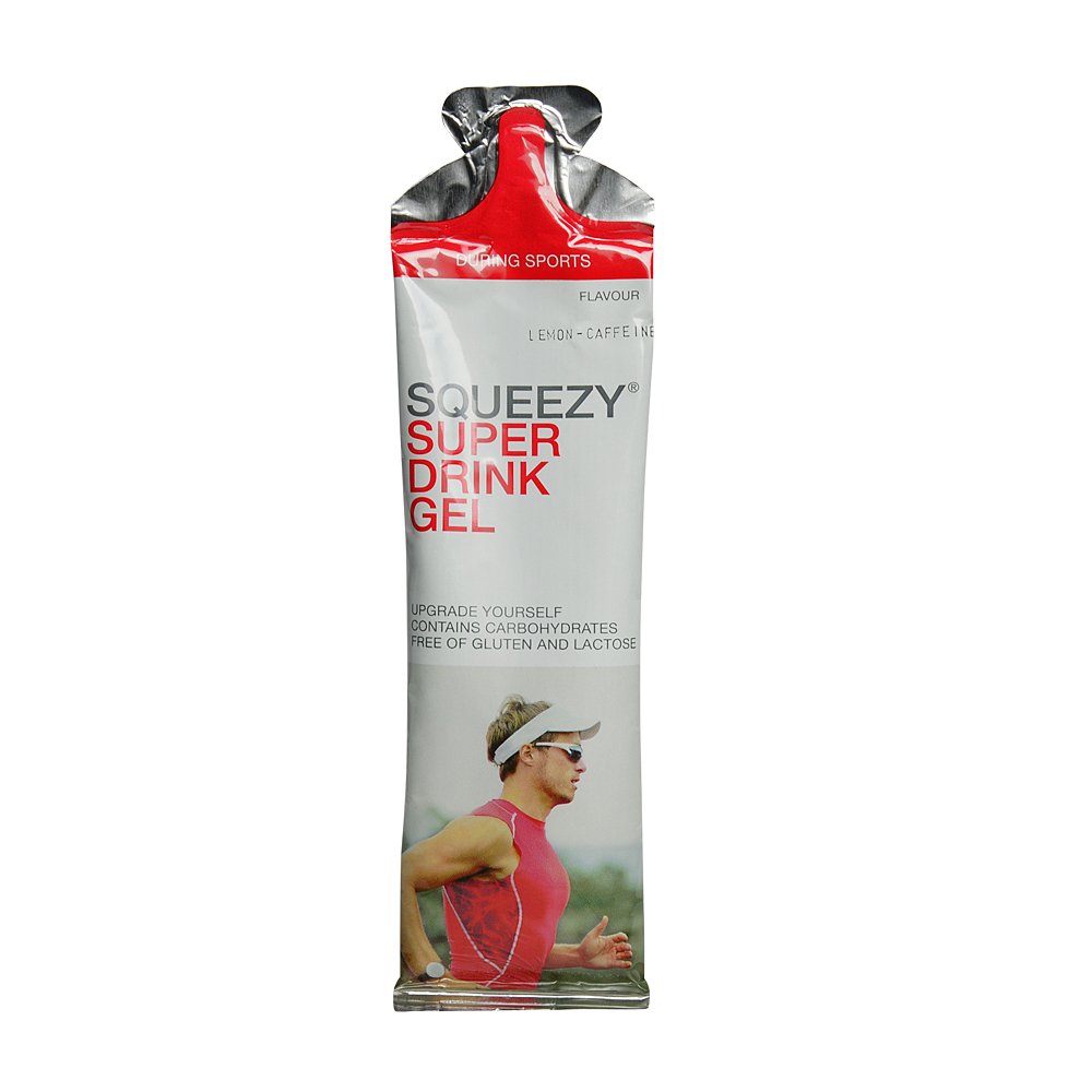 Żel energetyczny squeezy 60ml cytryna+ kofeina - saszetka Żel energetyczny squeezy 60ml cytryna+ kofeina - saszetka