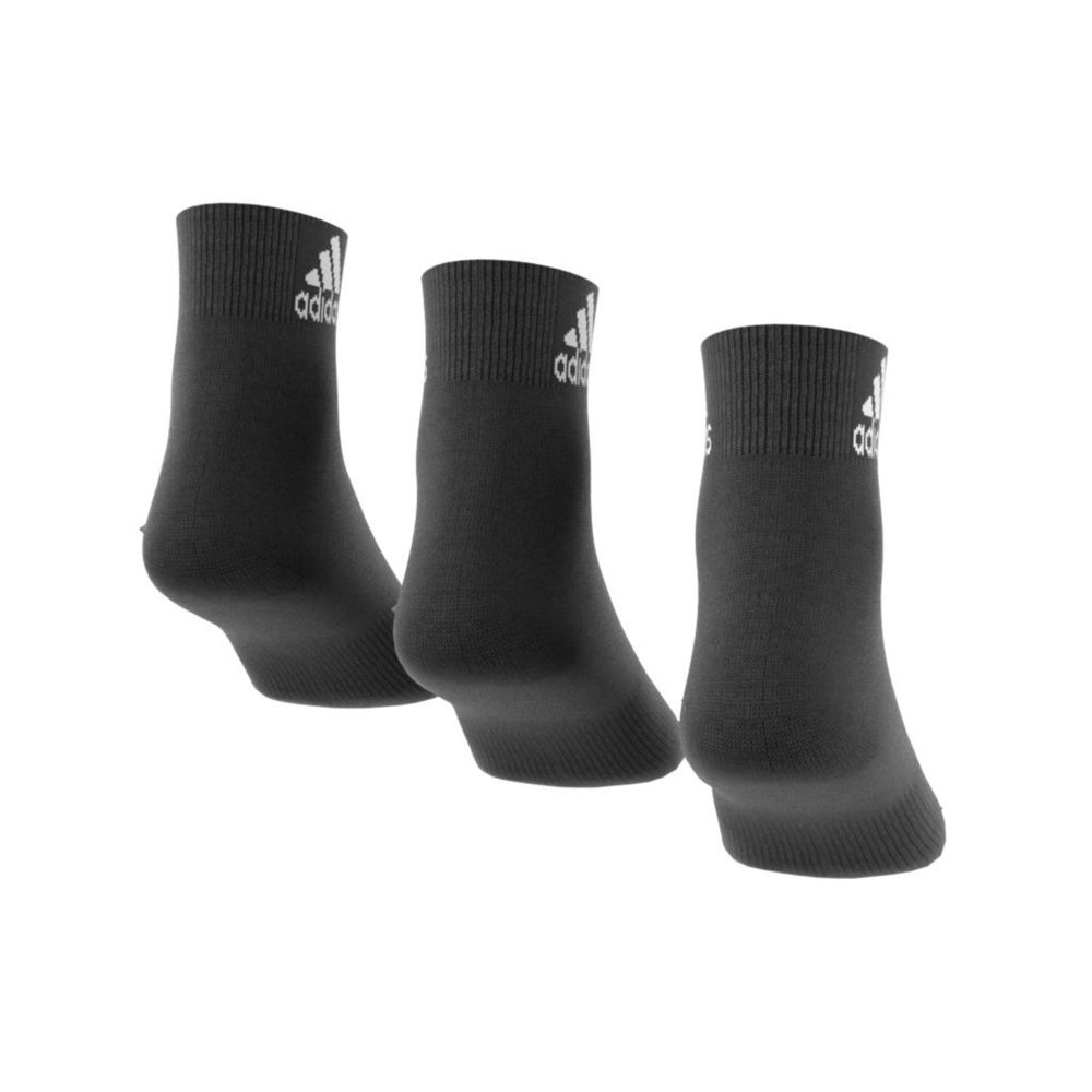 adidas performance thin ankle socks 3 pairs czarne adidas performance thin ankle socks 3 pairs czarne