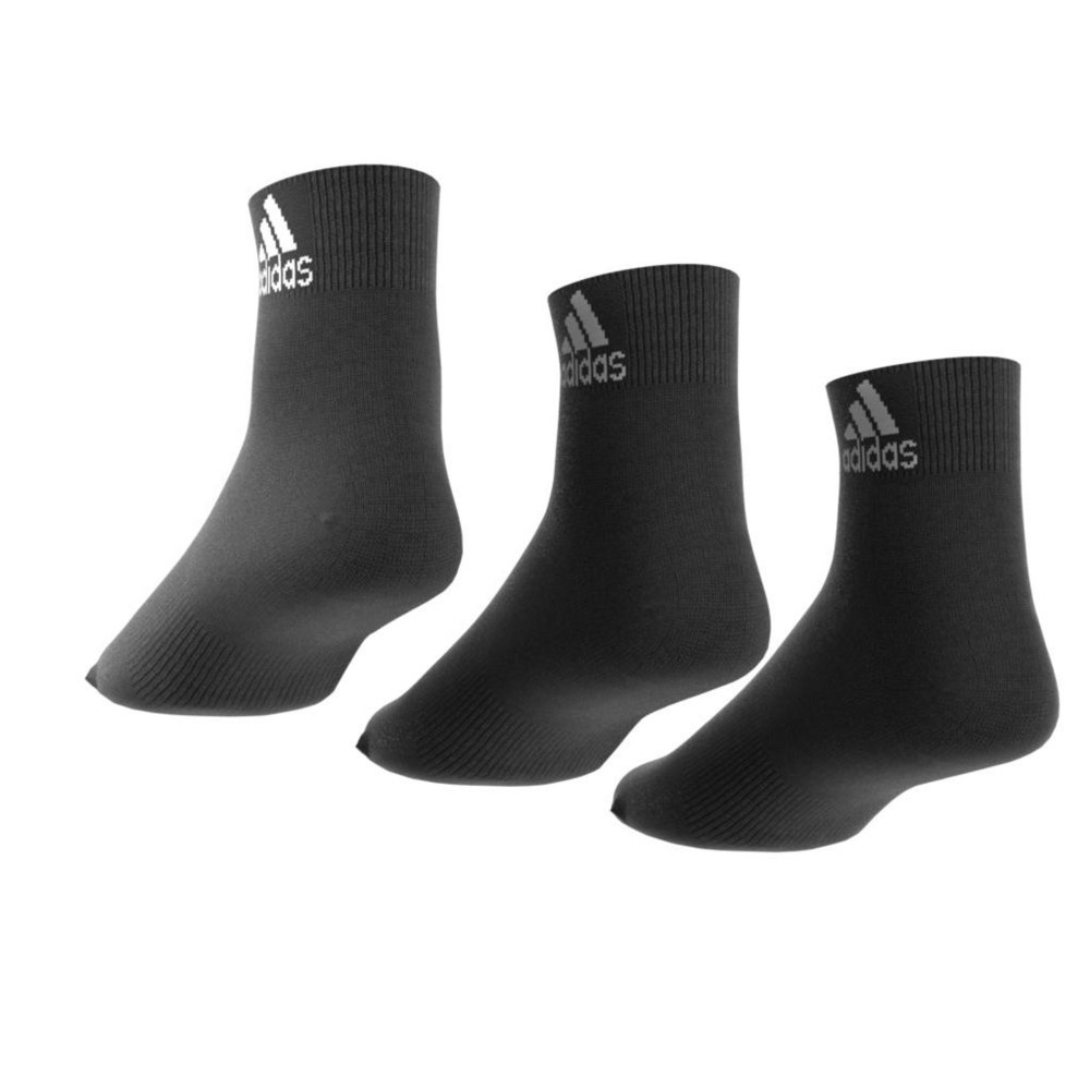 adidas performance thin ankle socks 3 pairs czarne adidas performance thin ankle socks 3 pairs czarne