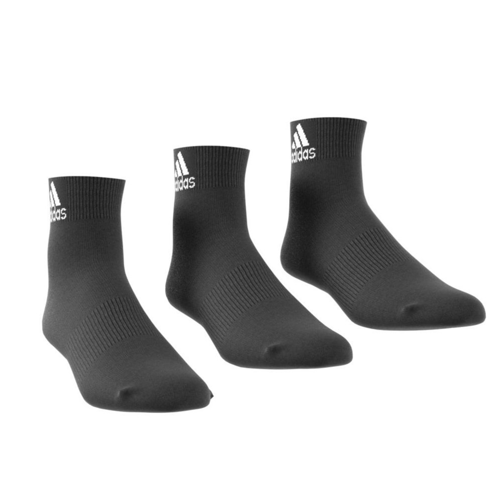 adidas performance thin ankle socks 3 pairs czarne adidas performance thin ankle socks 3 pairs czarne