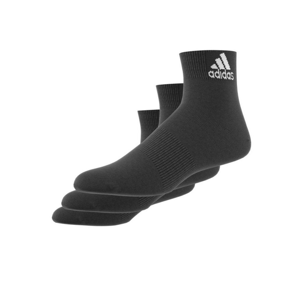 adidas performance thin ankle socks 3 pairs czarne adidas performance thin ankle socks 3 pairs czarne