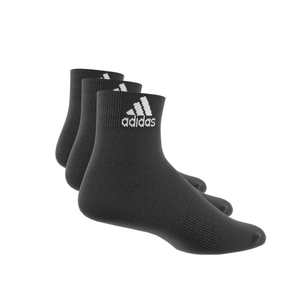 adidas performance thin ankle socks 3 pairs czarne adidas performance thin ankle socks 3 pairs czarne