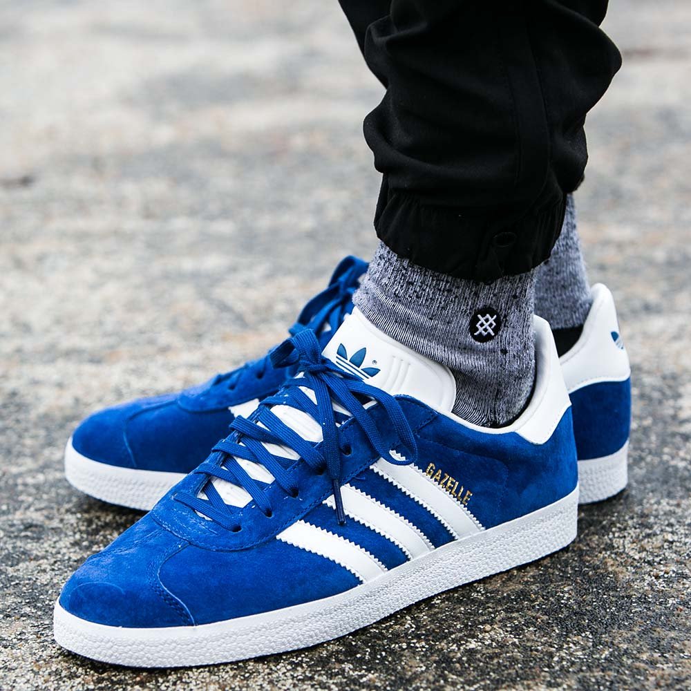 adidas gazelle mens royal blue