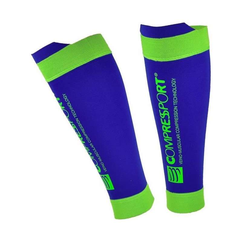 compressport r2 v2 zielono-niebieskie compressport r2 v2 zielono-niebieskie