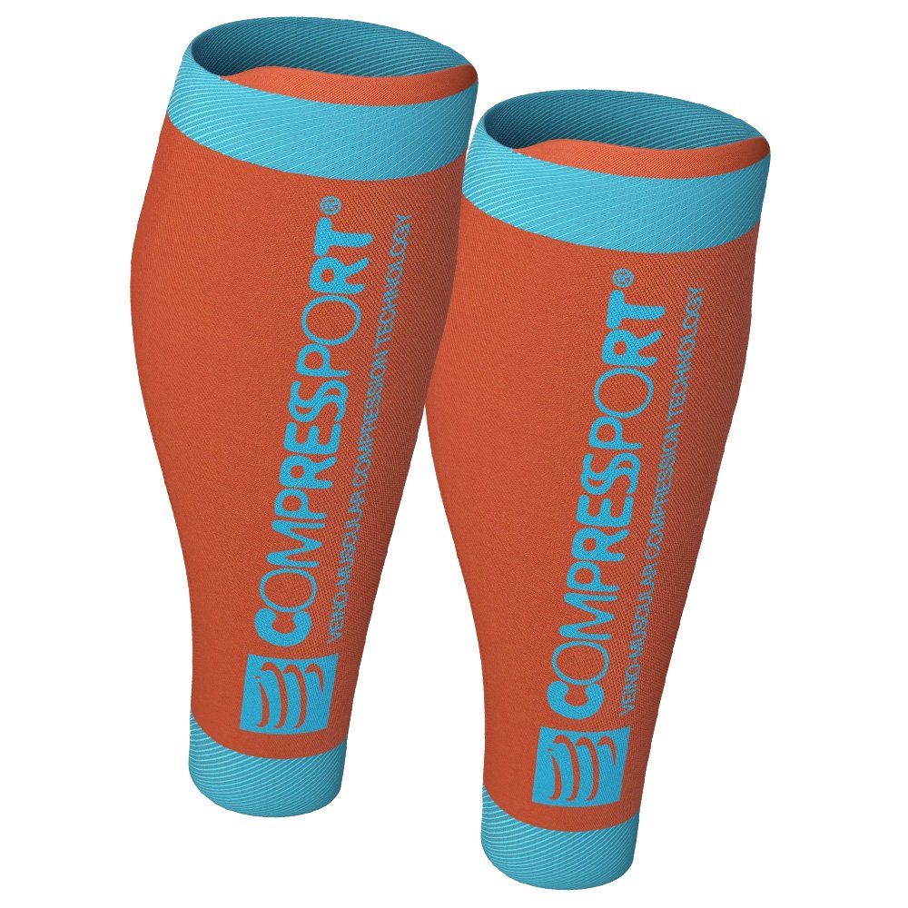 compressport calf r2 v2 orange compressport calf r2 v2 orange