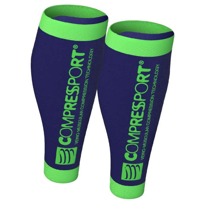 opaski na Łydki compressport calf r2 v2 blue opaski na Łydki compressport calf r2 v2 blue