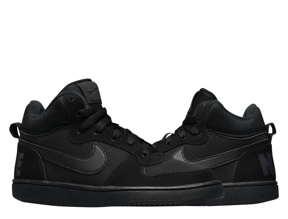 nike court borough mid (gs) czarne nike court borough mid (gs) czarne