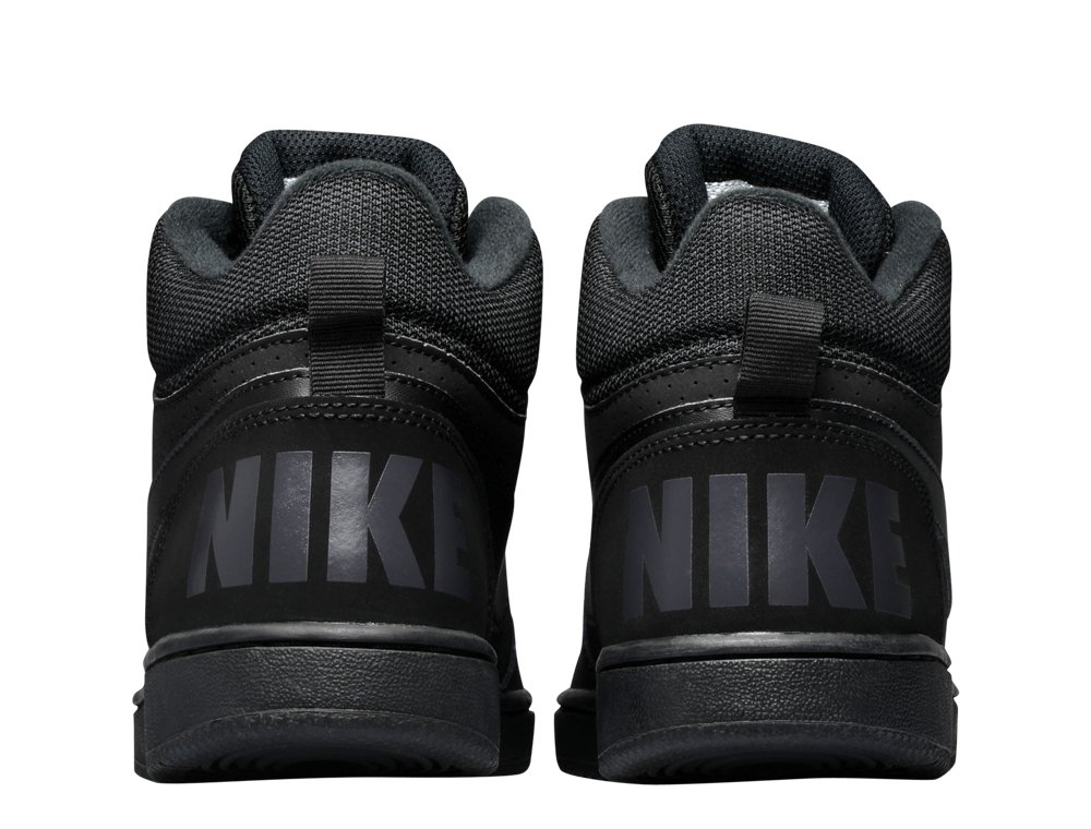 nike court borough mid (gs) czarne nike court borough mid (gs) czarne
