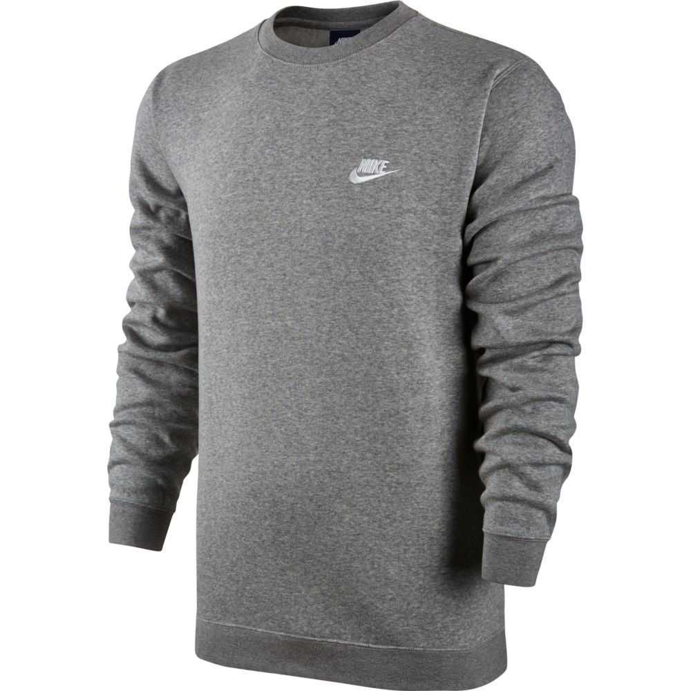 nike sportswear crew fleece club grey nike sportswear crew fleece club grey