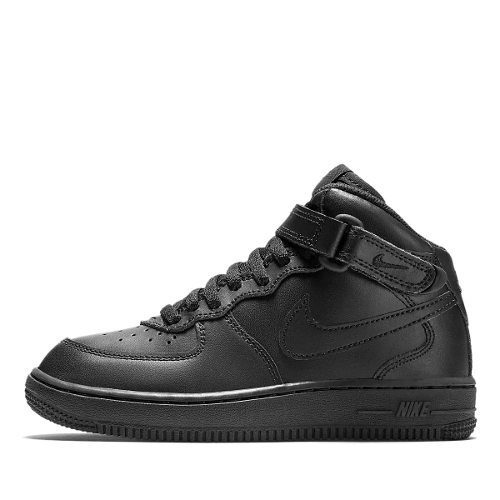nike force 1 mid (ps) czarne nike force 1 mid (ps) czarne