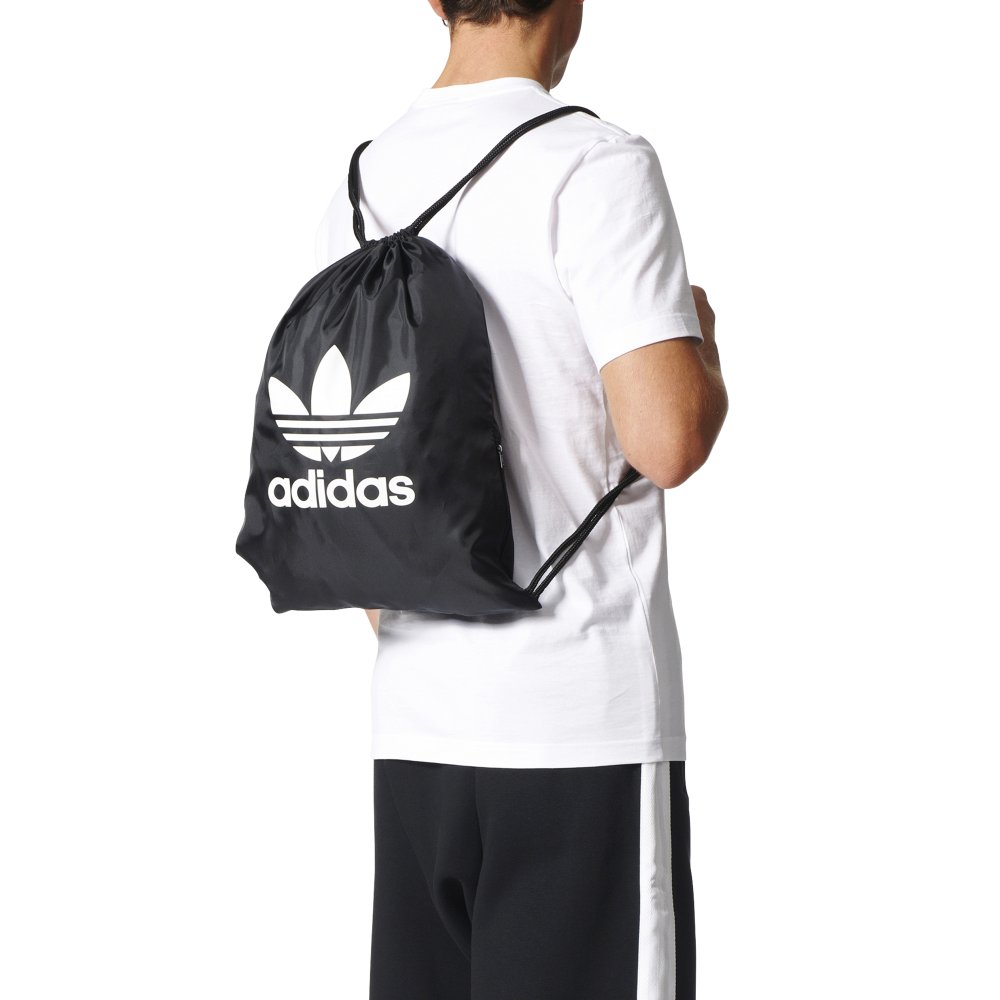 adidas gymsack trefoil black adidas gymsack trefoil black