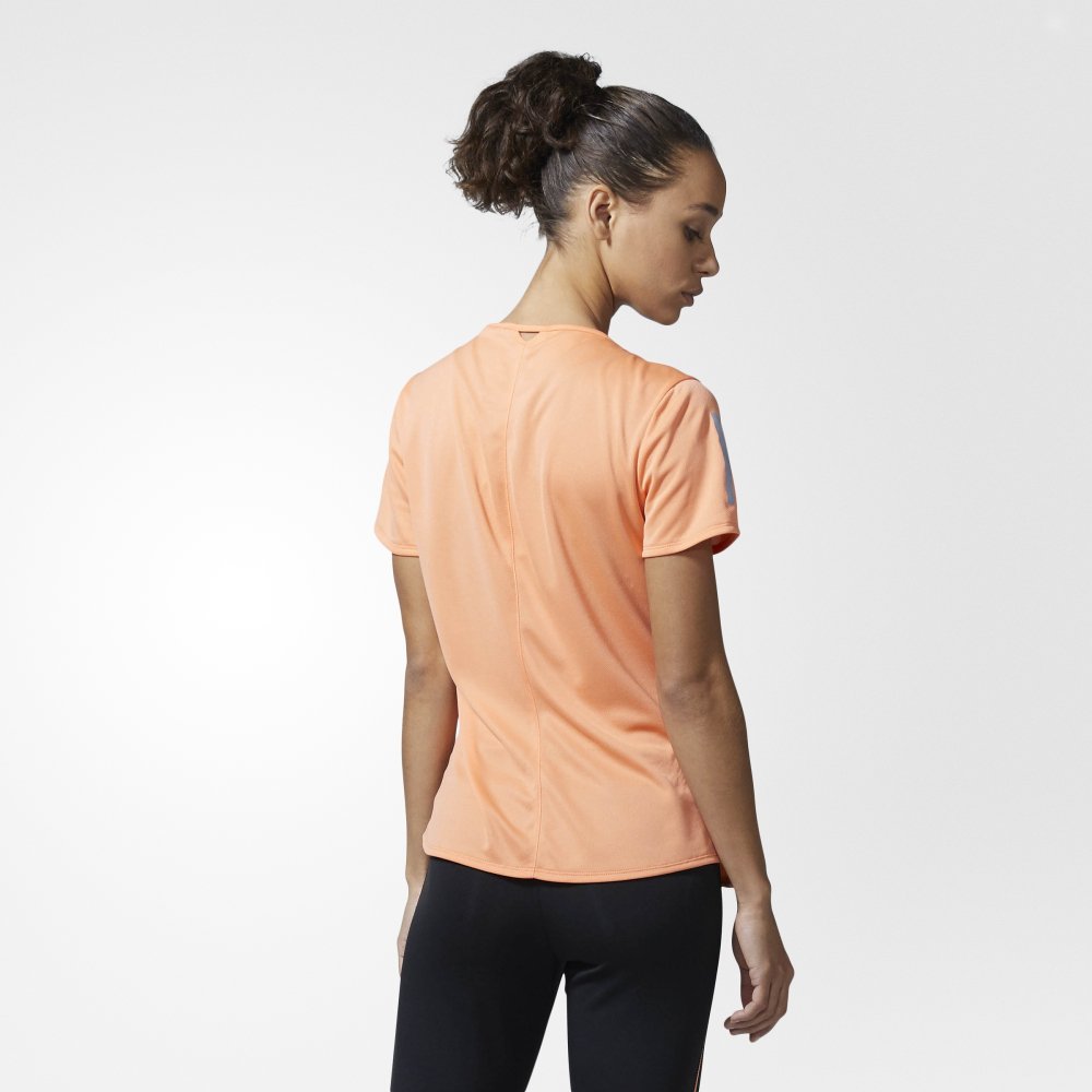 adidas response tee orange adidas response tee orange