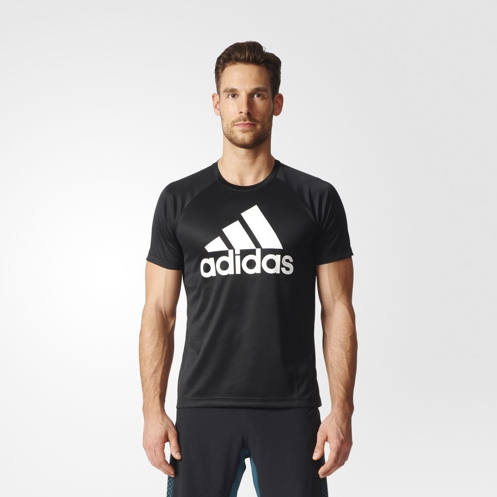adidas design to move tee logo black adidas design to move tee logo black