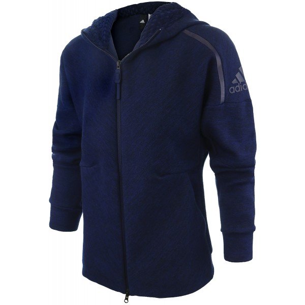 adidas z.n.e. travel hoodie blue adidas z.n.e. travel hoodie blue