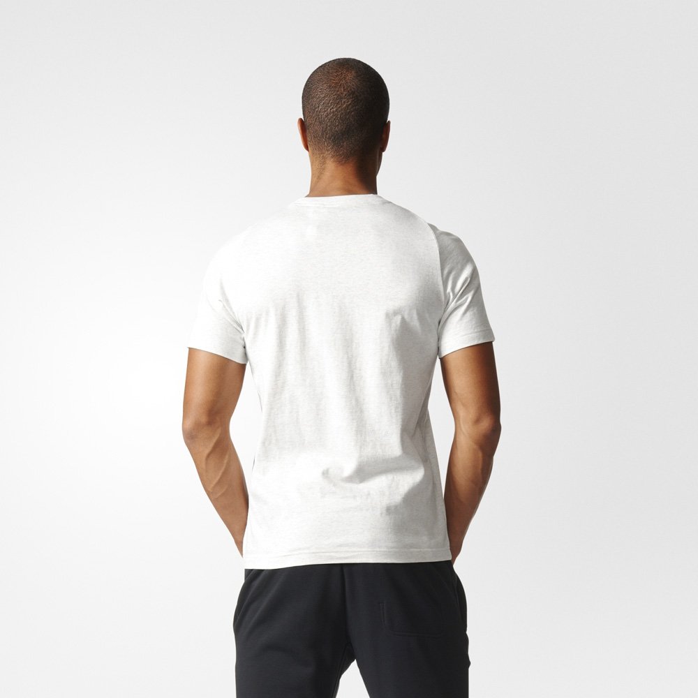 adidas essentials classics sw identity base tee white adidas essentials classics sw identity base tee white