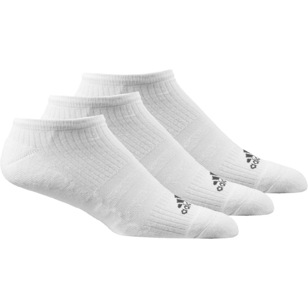 adidas 3-stripes no-show socks 3 pairs białe adidas 3-stripes no-show socks 3 pairs białe