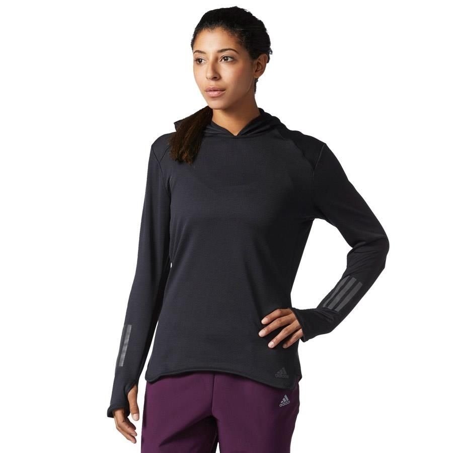 adidas Response ClimaWarm Hoodie W Czarna | BS2903