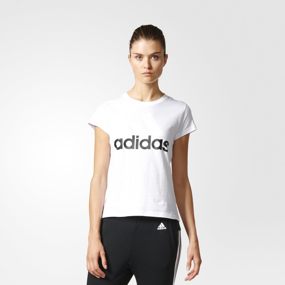 adidas essentials linear white adidas essentials linear white