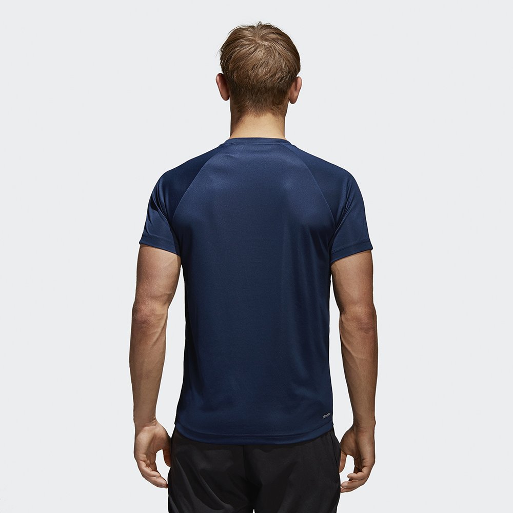 adidas d2m logo t-shirt navy adidas d2m logo t-shirt navy