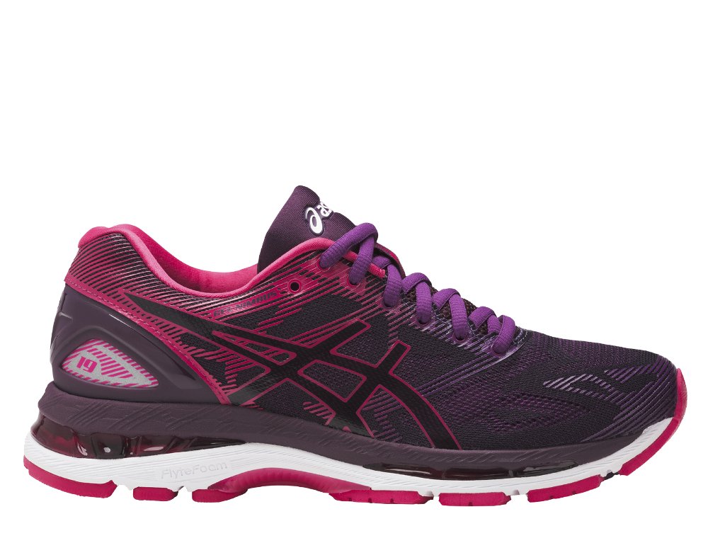 asics gel-nimbus 19 w różowo-fioletowe asics gel-nimbus 19 w różowo-fioletowe