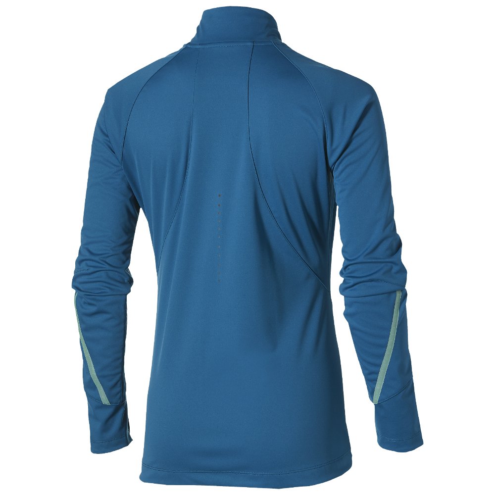 asics lite-show winter jkt w niebieska asics lite-show winter jkt w niebieska