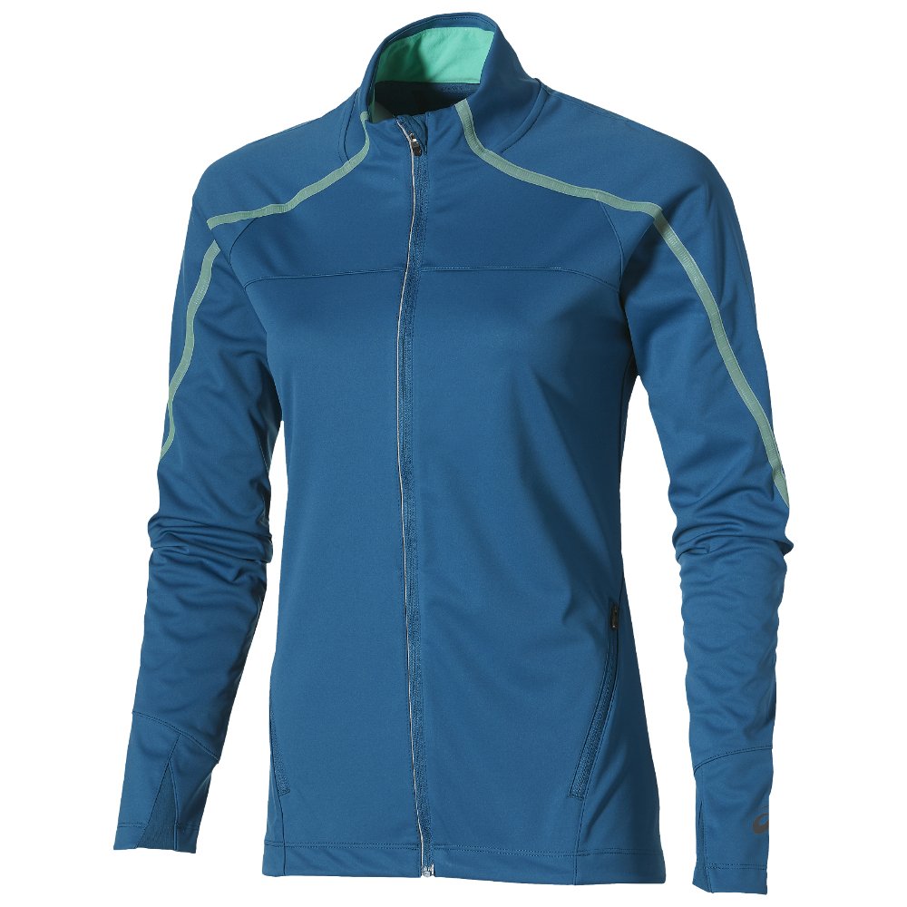 asics lite-show winter jkt w niebieska asics lite-show winter jkt w niebieska