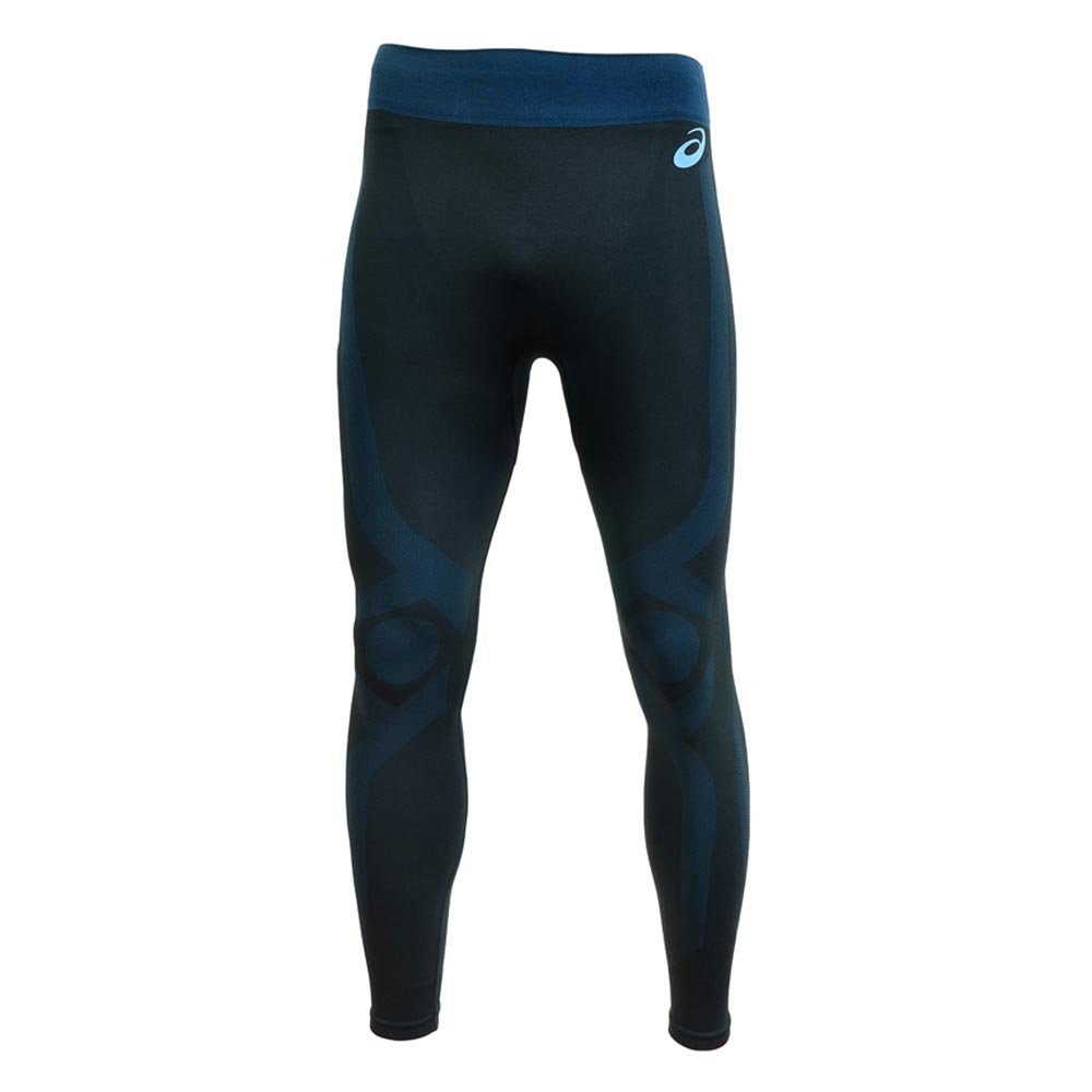 asics getry tight m czarno-niebieskie asics getry tight m czarno-niebieskie