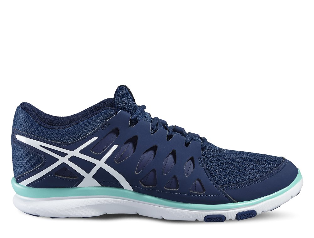 asics gel-fit tempo 2 w granatowo-białe asics gel-fit tempo 2 w granatowo-białe