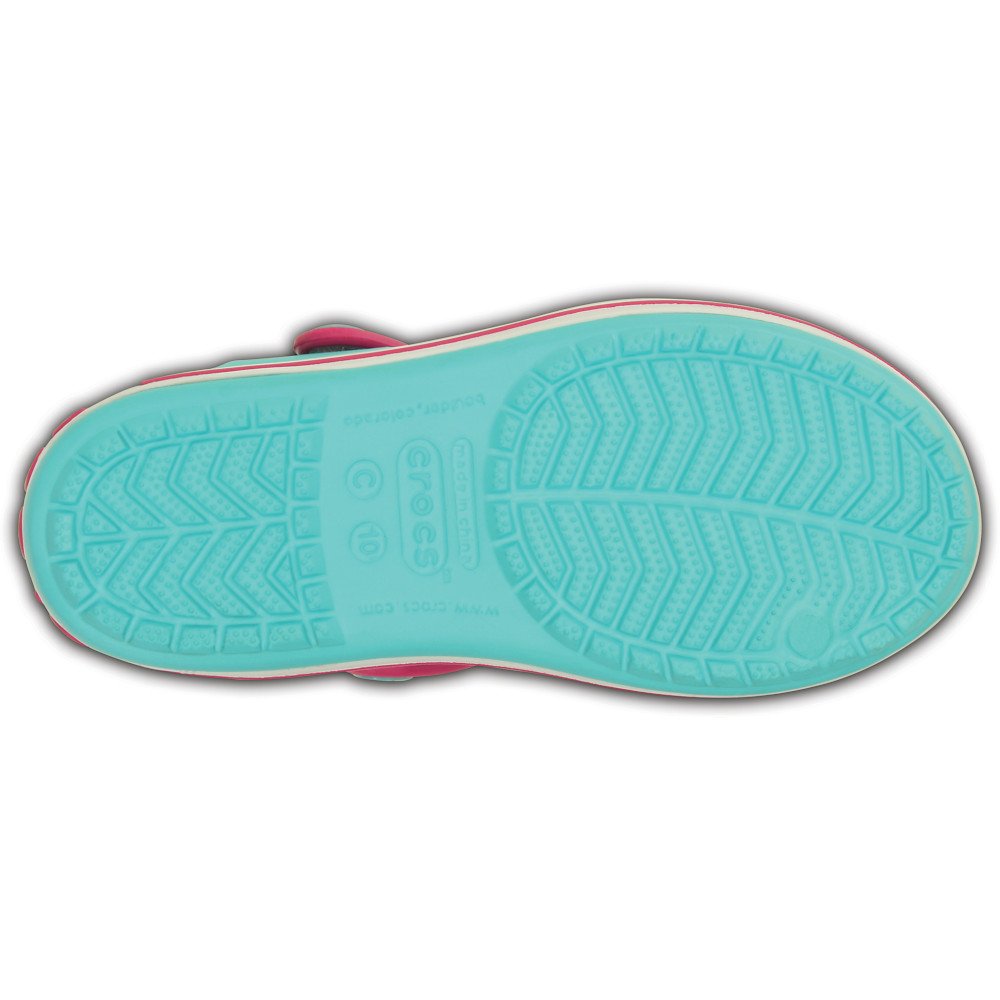 crocs crocband sandal kids zielono-różowe crocs crocband sandal kids zielono-różowe