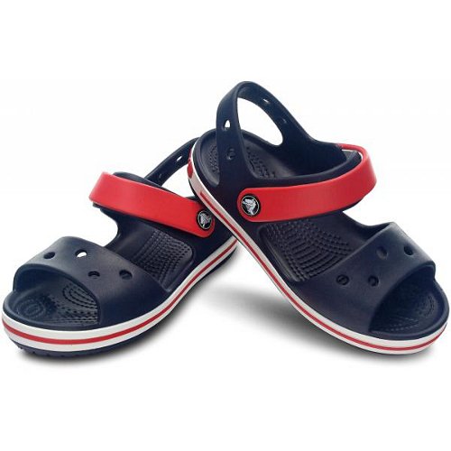 crocs crocband sandal kids granatowo-czerwone crocs crocband sandal kids granatowo-czerwone