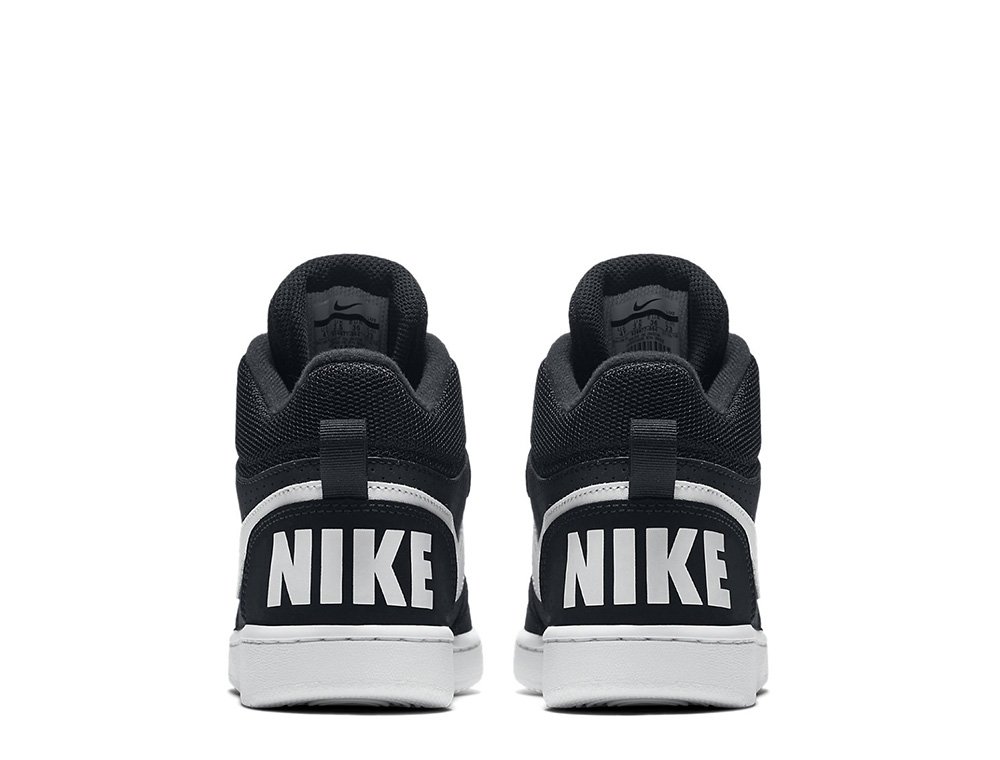 nike court borough mid (gs) czarno-białe nike court borough mid (gs) czarno-białe
