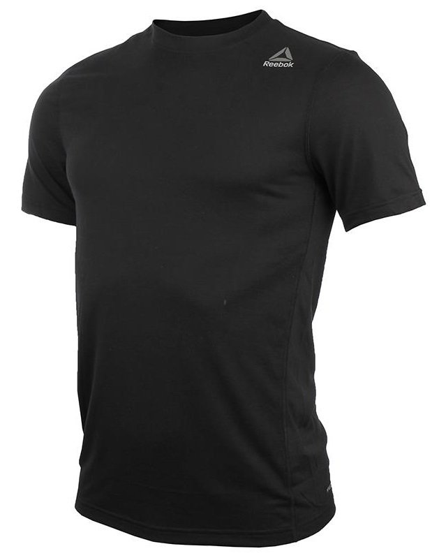 reebok workout ready supremium 2.0 tee sl black reebok workout ready supremium 2.0 tee sl black